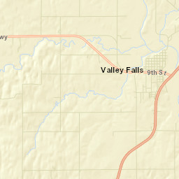 Valley Falls Street Map