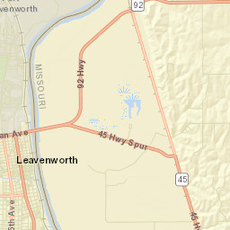 501 Delaware Street Leavenworth KS Street Map