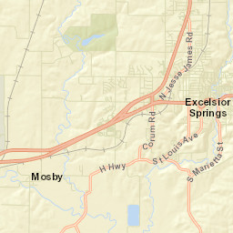 110 North Main Street, Excelsior Springs, MO Street Map