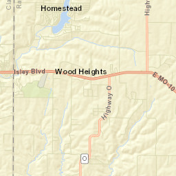 13958-14198 State Highway M, Wood Heights Street Map