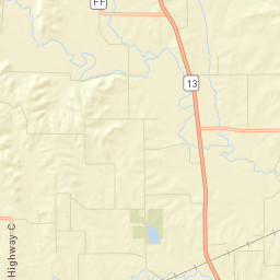 Ray County Street Map