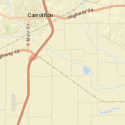 Carrollton Street Map