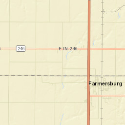 Farmersburg Street Map