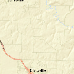 Ellettsville Street Map