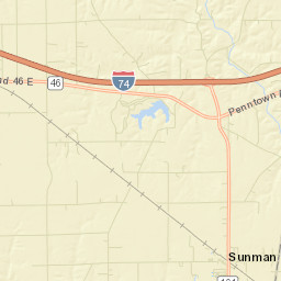 Sunman Street Map