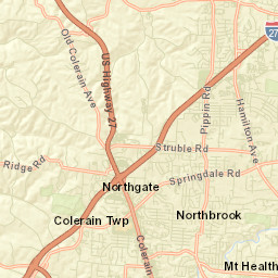 5592-5594 Springdale Road, Groesbeck, OH Street Map