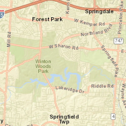 Wyoming Meadows Ohio Street Map