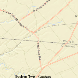 Pleasant Plain Ohio Street Map