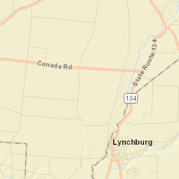 Webertown Ohio Street Map