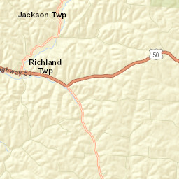 Allensville Ohio Street Map