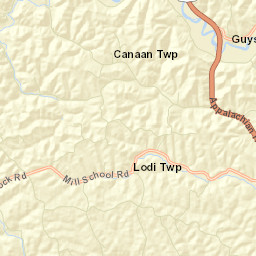 Hull Ohio Street Map