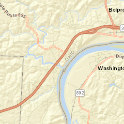 Redbush Ohio Street Map