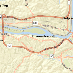 Rockland Ohio Street Map