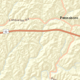 Pennsboro Street Map