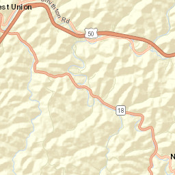 Doddridge County Street Map