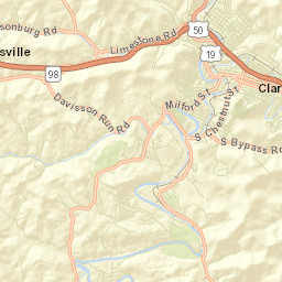 Harrison County Street Map