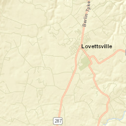 Lovettsville Street Map
