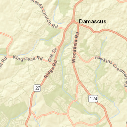 Damascus Street Map