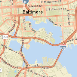Baltimore Street Map