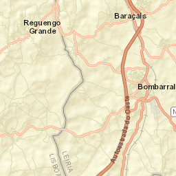 Bombarral Street Map