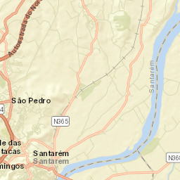 Santarém Street Map
