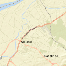 Alpiarça Street Map