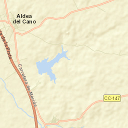 Aldea del Cano Street Map