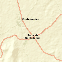 Valdefuentes Street Map