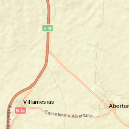 Villamesías Street Map