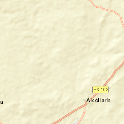 Alcollarín Street Map
