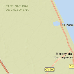 El Perelló Street Map