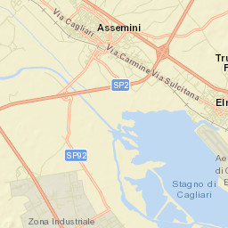 Assemini Street Map