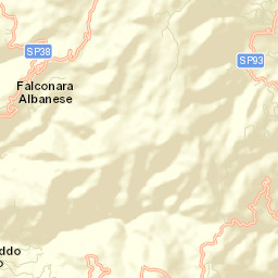 Falconara Albanese Street Map