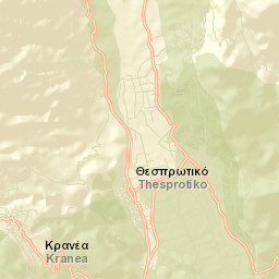 Thesprotikó Street Map