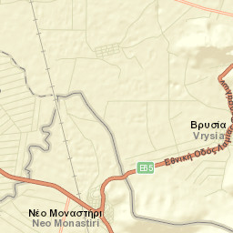 Néon Monastírion Street Map