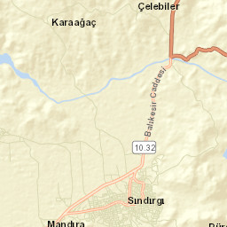 Sındırgı Street Map