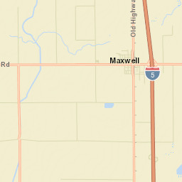 Maxwell California Street Map