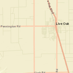 Sunset California Street Map