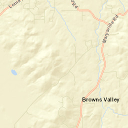 Browns Valley California Street Map
