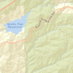 Scotts Flat California Street Map
