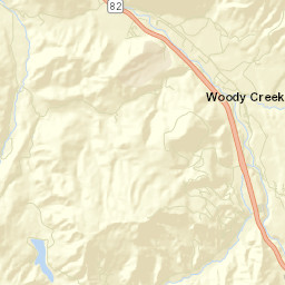 Woody Creek Colorado Street Map