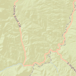 Trumbull Colorado Street Map
