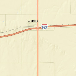 Genoa Colorado Street Map
