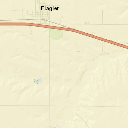 Flagler Colorado Street Map