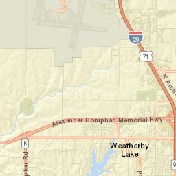 Weatherby Lake Street Map