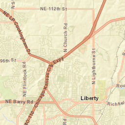 9000-9002 Northeast 109th Street, Kansas City Street Map