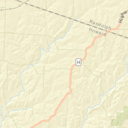 3995-4071 Co Road Hh Higbee MO Street Map