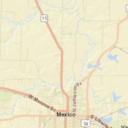 20713-20741 State Highway FF Mexico MO Street Map