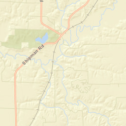 12177-12799 Shipman Road, Shipman, IL Street Map