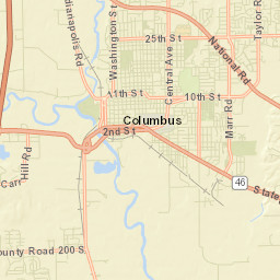 Columbus Street Map